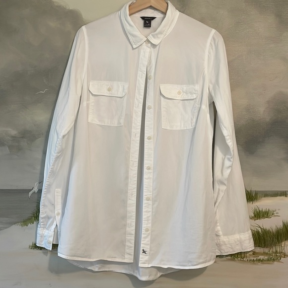 Eddie Bauer White Button Down - Picture 1 of 11